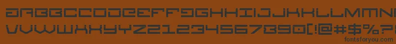 Legionlaser Font – Black Fonts on Brown Background