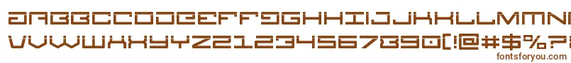 Шрифт Legionlaser – коричневые шрифты на белом фоне