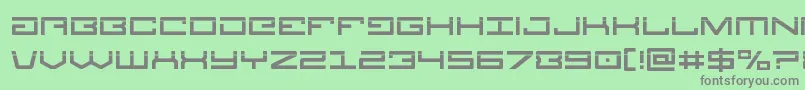 Legionlaser Font – Gray Fonts on Green Background