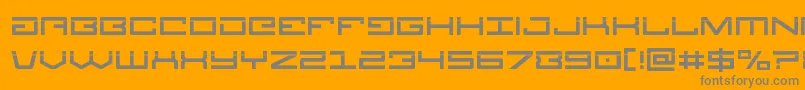 Lisätietoja Legionlaser-fontista Legionlaser-fontti – harmaat kirjasimet oranssilla taustalla