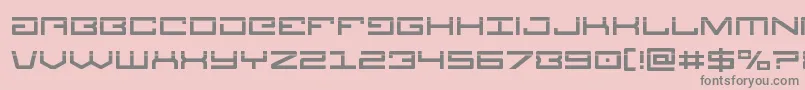 Legionlaser Font – Gray Fonts on Pink Background