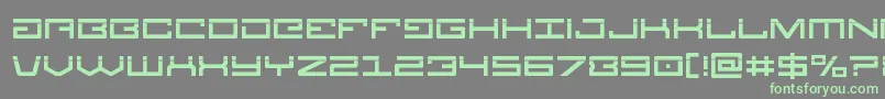 Legionlaser Font – Green Fonts on Gray Background