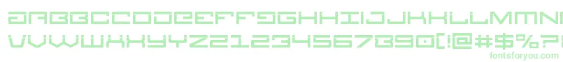 Legionlaser Font – Green Fonts on White Background
