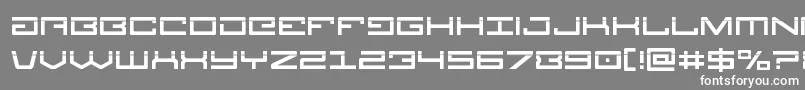 Шрифт Legionlaser – белые шрифты на сером фоне