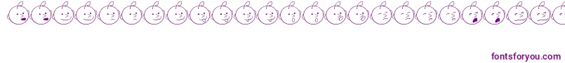 JuniorAttitudesJl-fontti – violetit fontit