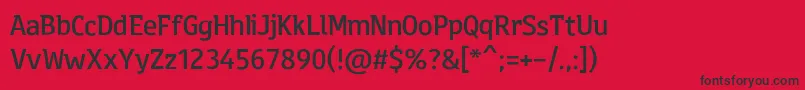 Más sobre la fuente EirikRaude fuente EirikRaude – Fuentes Negras Sobre Fondo Rojo