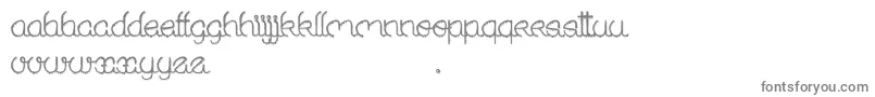 SoldOut-Schriftart – Graue Schriften auf weißem Hintergrund