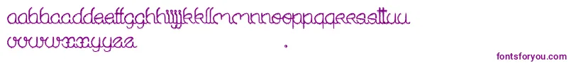 SoldOut Font – Purple Fonts on White Background