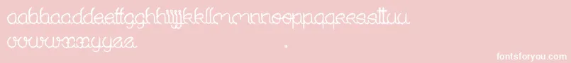 SoldOut Font – White Fonts on Pink Background