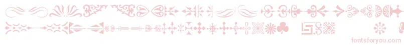 Orntm Font – Pink Fonts on White Background