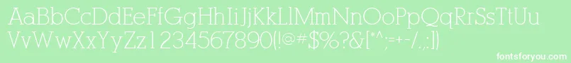OptasiaSsi Font – White Fonts on Green Background