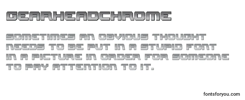 Gearheadchrome-fontti