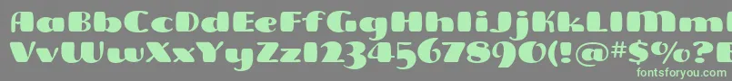 More about FreddoitcTt Font FreddoitcTt Font – Green Fonts on Gray Background
