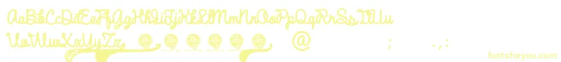 DhfBroffontScript Font – Yellow Fonts
