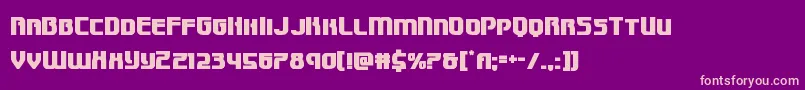 Speedwagon Font – Pink Fonts on Purple Background