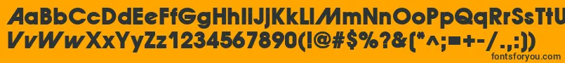 Подробнее о шрифте ForwardadExtraBold Шрифт ForwardadExtraBold – чёрные шрифты на оранжевом фоне