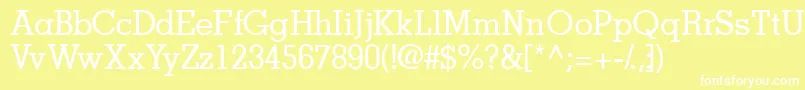 fuente Jaakssk – Fuentes Blancas Sobre Fondo Amarillo