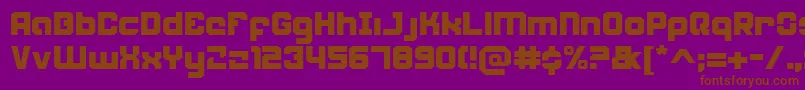 More about Weaponeer Font Weaponeer Font – Brown Fonts on Purple Background