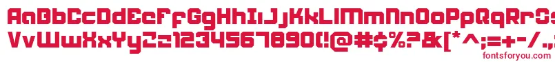 More about Weaponeer Font Weaponeer Font – Red Fonts on White Background