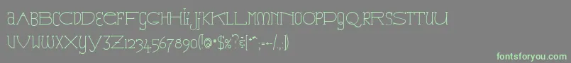More about CatharsisEspresso Font CatharsisEspresso Font – Green Fonts on Gray Background