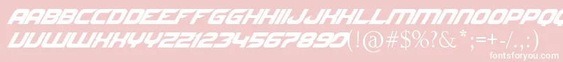 NfsByJltv Font – White Fonts on Pink Background
