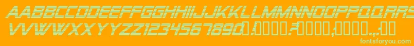 Lisätietoja AlienEncountersItalic-fontista AlienEncountersItalic-fontti – vihreät fontit oranssilla taustalla
