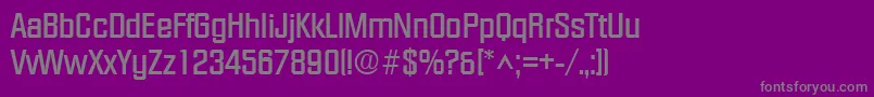 FacetBold-Schriftart – Graue Schriften auf violettem Hintergrund