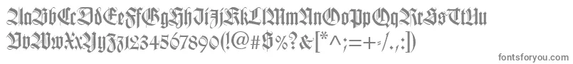 TudorSsiBold-Schriftart – Graue Schriften