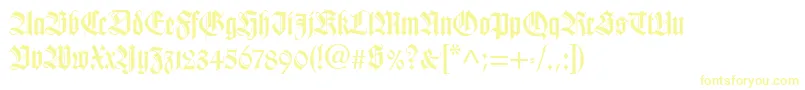 TudorSsiBold Font – Yellow Fonts