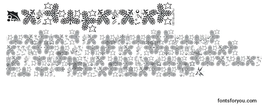 Review of the Xmasornament2 Font