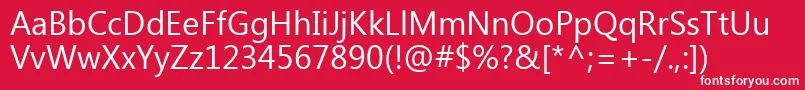 KhmerUi Font – White Fonts on Red Background