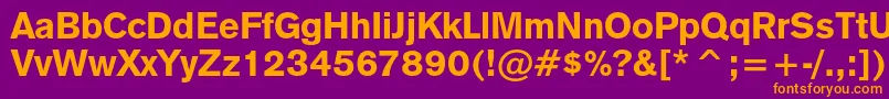 Подробнее о шрифте Gothic725blackcbt Шрифт Gothic725blackcbt – оранжевые шрифты на фиолетовом фоне