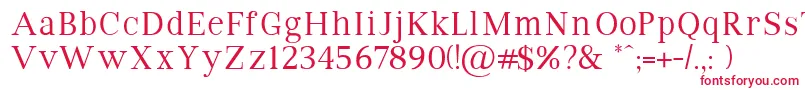 VipromanRegular Font – Red Fonts