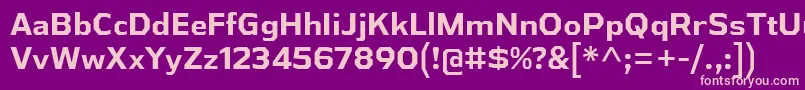 More about AthabascaBd Font AthabascaBd Font – Pink Fonts on Purple Background