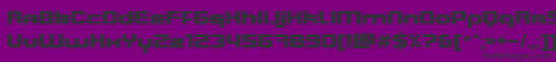 フォントBlastein – 紫の背景に黒い文字