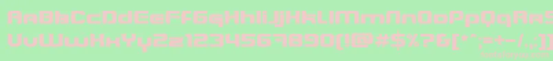 Blastein Font – Pink Fonts on Green Background