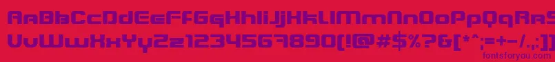 Blastein Font – Purple Fonts on Red Background