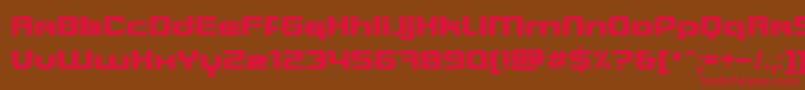 Blastein Font – Red Fonts on Brown Background