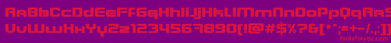 Blastein Font – Red Fonts on Purple Background