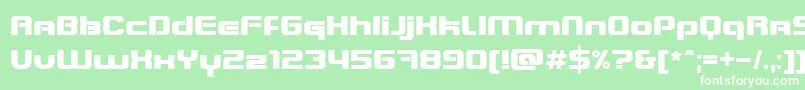 Blastein Font – White Fonts on Green Background