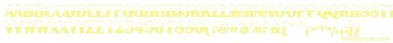 AAlbionicbw-Schriftart – Gelbe Schriften