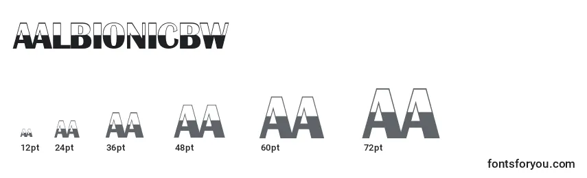 AAlbionicbw Font Sizes