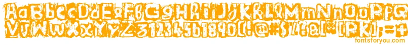 Fonte GuignolsBand – fontes laranjas