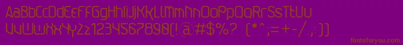 AlexindrExtremeditNormal Font – Brown Fonts on Purple Background