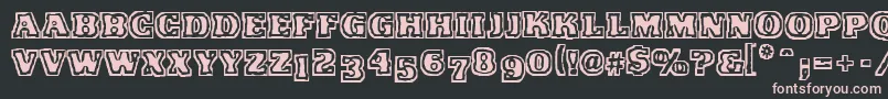 VtcFunkinfratRegular Font – Pink Fonts on Black Background