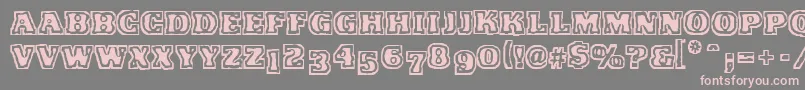 VtcFunkinfratRegular Font – Pink Fonts on Gray Background