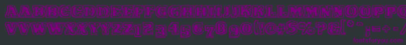VtcFunkinfratRegular Font – Purple Fonts on Black Background
