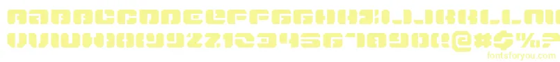 Danstargateex-Schriftart – Gelbe Schriften