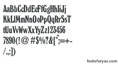 W730RomanCdRegular font – Fonts Starting With W