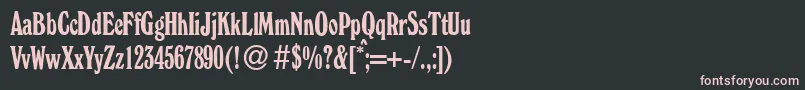 More about W730RomanCdRegular Font W730RomanCdRegular Font – Pink Fonts on Black Background